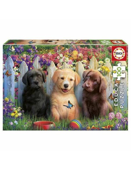 Puzzle Educa Doggies 100 Pieces