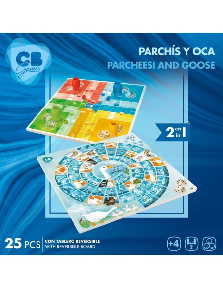 Parchís and Oca Board CB Games 25 x 1 x 25 cm (25 Pieces) (6 Units)