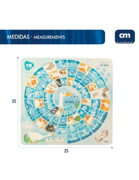 Parchís and Oca Board CB Games 25 x 1 x 25 cm (25 Pieces) (6 Units)