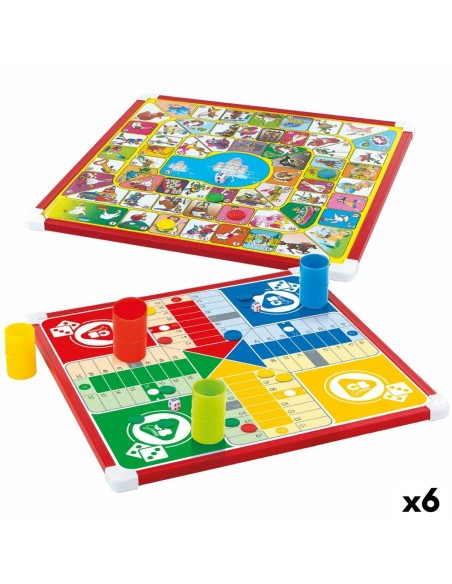 Parchís and Oca Board CB Games 32 x 32 x 1 cm (25 Pieces) (6 Units)