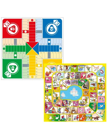 Parchís and Oca Board CB Games 32 x 32 x 1 cm (25 Pieces) (6 Units)