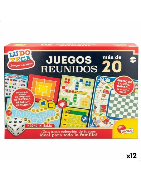 Board game Lisciani Juegos reunidos ES 40 x 0,1 x 33 cm (12 Units)