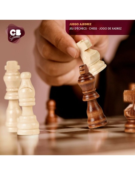 Chess CB Games Wood (6 Units)