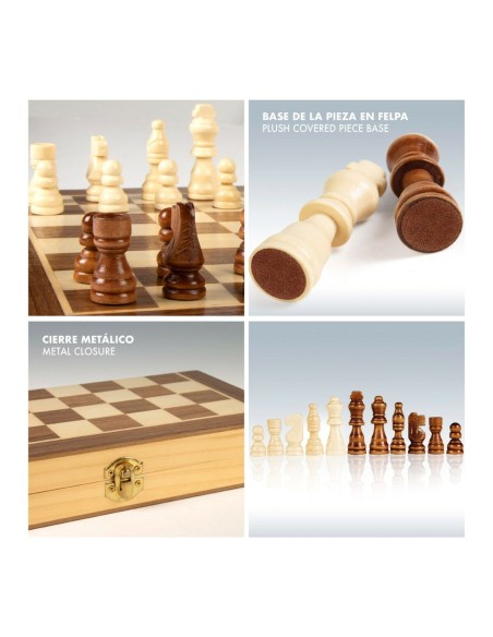 Chess CB Games Wood (6 Units)