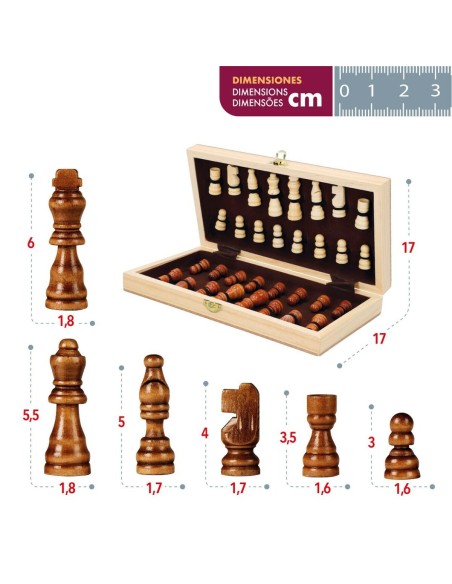 Chess CB Games Wood (6 Units)