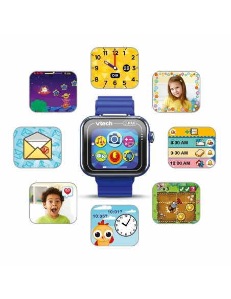 Infant's Watch Vtech Kidizoom Smartwatch Max 256 MB Interactive Blue