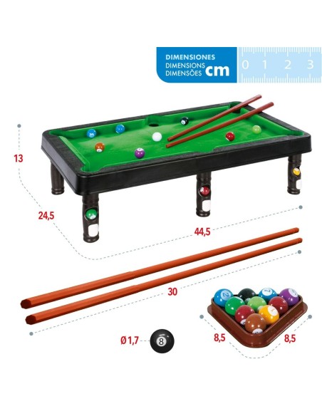 Pool table CB Games 44,5 x 13 x 24,5 cm (12 Units)