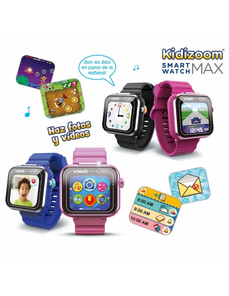 Infant's Watch Vtech Kidizoom Smartwatch Max 256 MB Interactive Blue