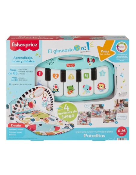 Play mat Fisher-Price Kick and Play Plastic Rattle Piano ES