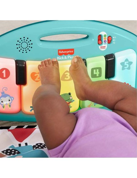 Play mat Fisher-Price Kick and Play Plastic Rattle Piano ES