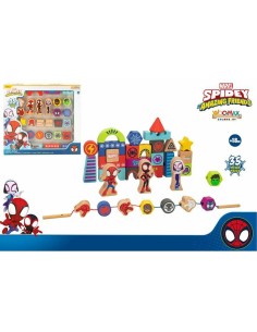Playset Spidey Amazing Friends & Friends Wood 35 Pieces 2