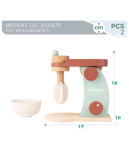 Toy blender Woomax 10 x 18 x 17 cm (6 Units)