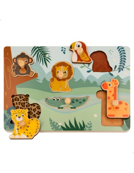 Child's Wooden Puzzle Woomax (12 Units)