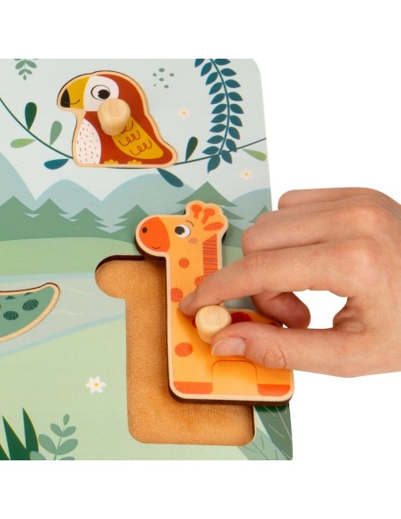 Child's Wooden Puzzle Woomax (12 Units)