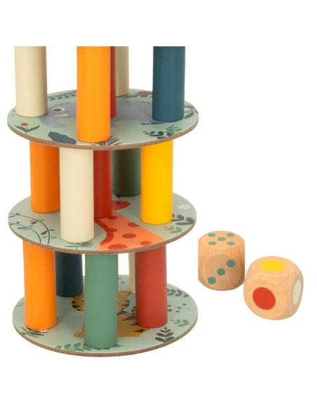 Construction set Woomax 36 Pieces (6 Units)