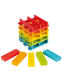 Construction set Woomax 100 Pieces 10 x 0,5 x 1,8 cm (6 Units) 2