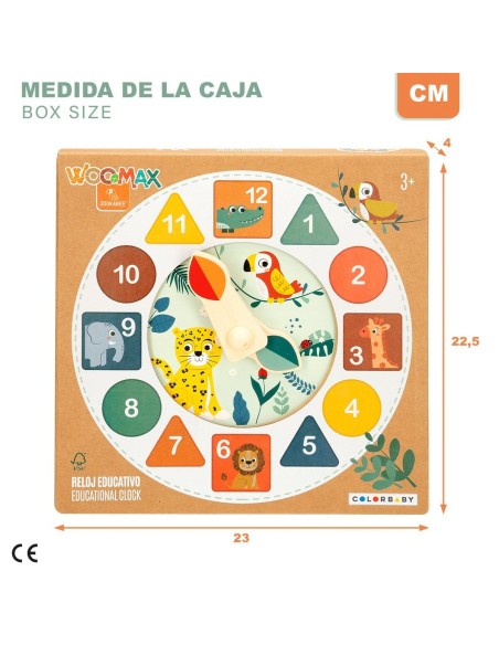 Educational Game Woomax animals Watch (6 Units)