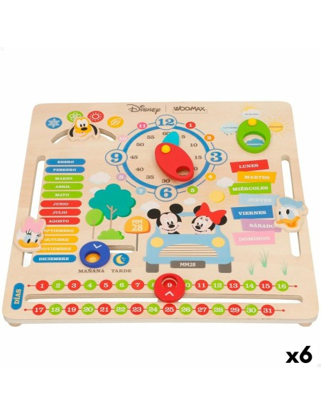 Educational Game Disney Calendar 30 x 3,5 x 30 cm (6 Units)