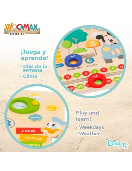 Educational Game Disney Calendar 30 x 3,5 x 30 cm (6 Units)