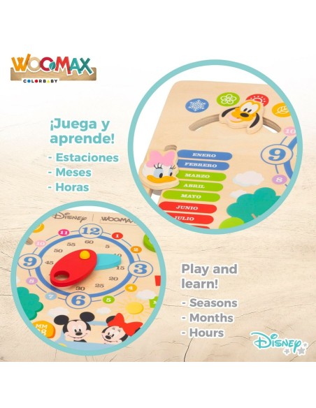 Educational Game Disney Calendar 30 x 3,5 x 30 cm (6 Units)