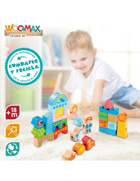 Construction set Woomax 32 Pieces (6 Units)