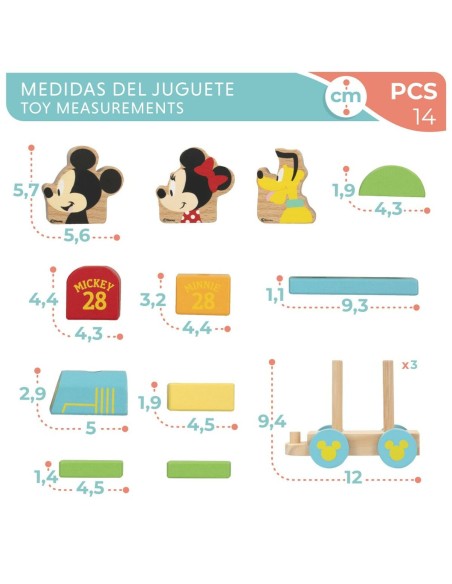 Train Disney 14 Pieces (6 Units)