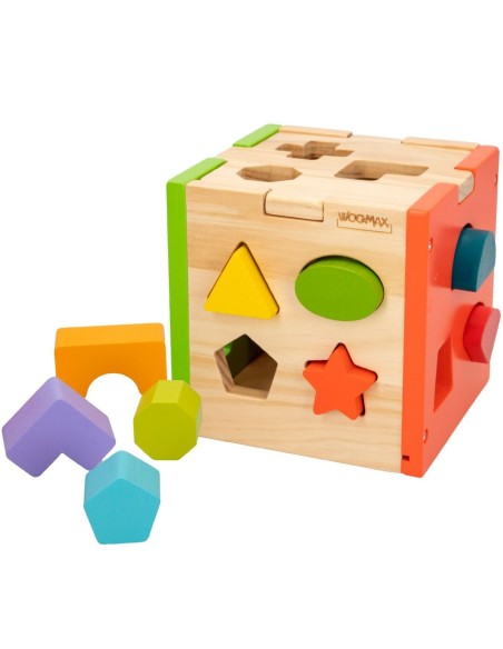 Child's Wooden Puzzle Woomax 15 x 15 x 15 cm (6 Units)