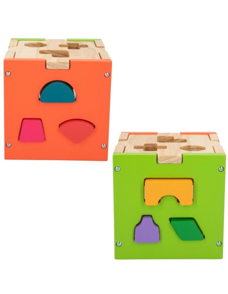 Child's Wooden Puzzle Woomax 15 x 15 x 15 cm (6 Units)