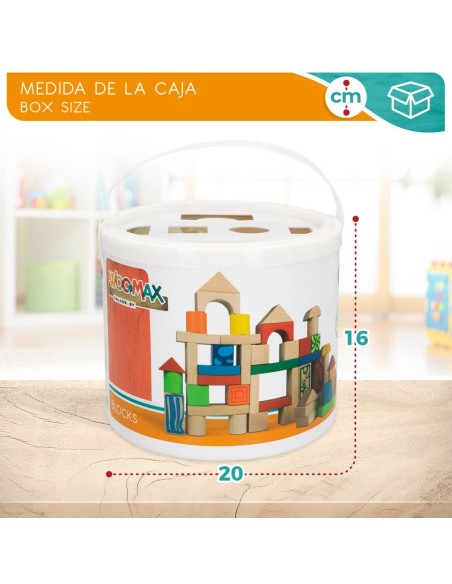 Construction set Woomax 50 Pieces (6 Units)