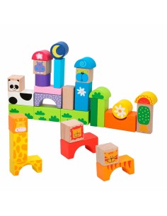 Construction set Woomax animals 32 Pieces (6 Units) 2