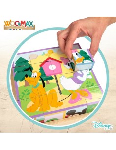 Child's Wooden Puzzle Disney + 3 years (6 Units) 2