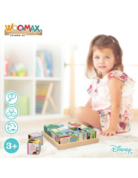 Child's Wooden Puzzle Disney + 3 years (6 Units)