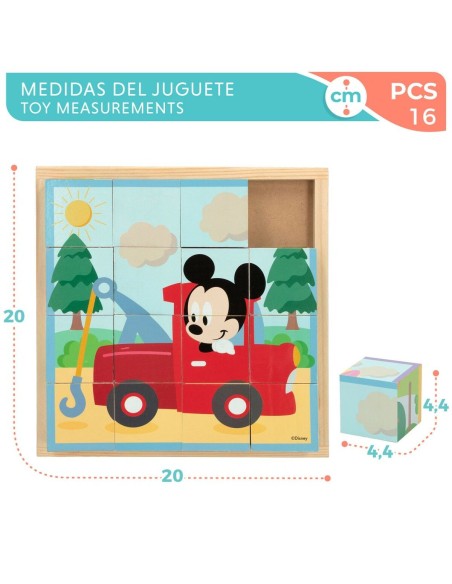Child's Wooden Puzzle Disney + 3 years (6 Units)