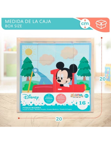 Child's Wooden Puzzle Disney + 3 years (6 Units)