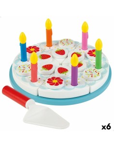 Wooden Game Woomax Tarta 26 Pieces (6 Units)