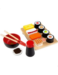 Wooden Game Woomax Sushi 14 Pieces (6 Units) 2