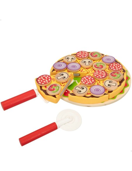Wooden Game Woomax Pizza 27 Pieces (6 Units)
