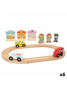 Train with Circuit Woomax 6 Units 39 x 1 x 26 cm