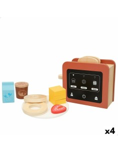 Toy toaster Woomax 10 Pieces 18,5 x 12,5 x 7,5 cm (4 Units)