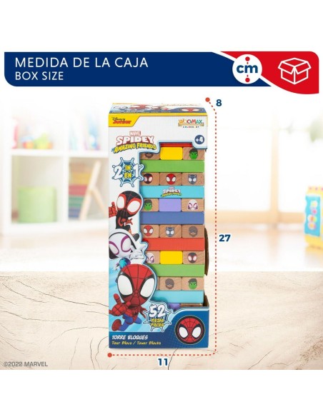Construction set Spidey 52 Pieces (6 Units)