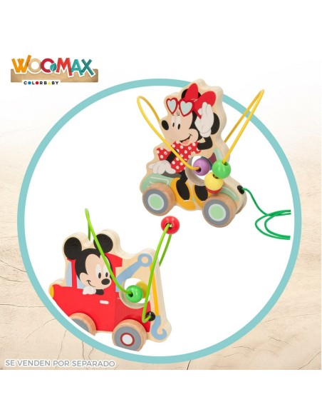 Pull-along toy Disney Wood (6 Units)
