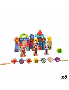Construction set Spidey 33 Pieces (6 Units)