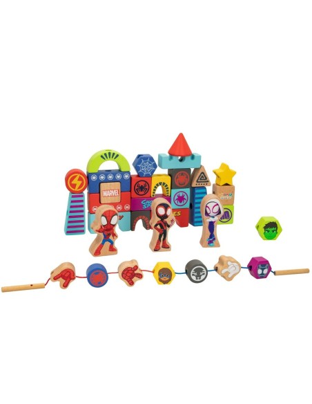 Construction set Spidey 33 Pieces (6 Units)