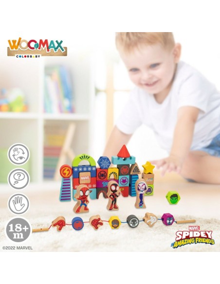 Construction set Spidey 33 Pieces (6 Units)