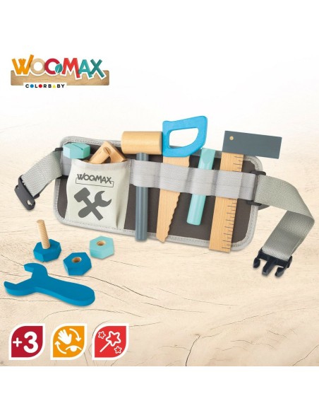 Toy tools Woomax 12 Pieces 31 x 14 x 2,5 cm 6 Units