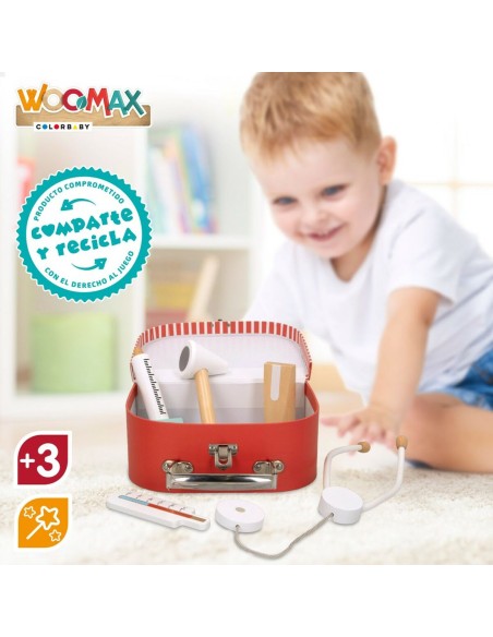 Toy Medical Case with Accessories Woomax (6 Units)