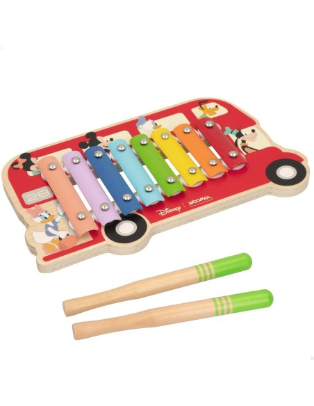Xylophone Disney Wood Plastic 26 x 2,2 x 15 cm (6 Units)