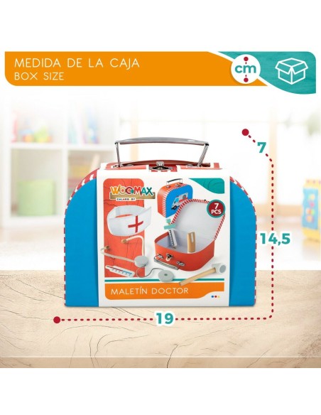 Toy Medical Case with Accessories Woomax (6 Units)