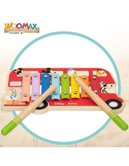 Xylophone Disney Wood Plastic 26 x 2,2 x 15 cm (6 Units)