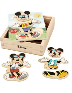 Child's Wooden Puzzle Disney + 2 Years (12 Units) 2